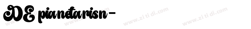 DE pianetarisn字体转换
